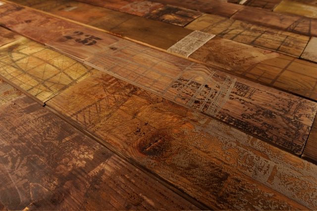 Screen Printed Wood Flooring